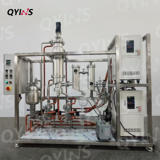 0.06 0.25平方不銹鋼分子蒸餾 內(nèi)置蛇形玻璃盤管