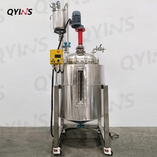 適用超低溫加保溫層/雙層防爆150L不銹鋼反應(yīng)釜 
