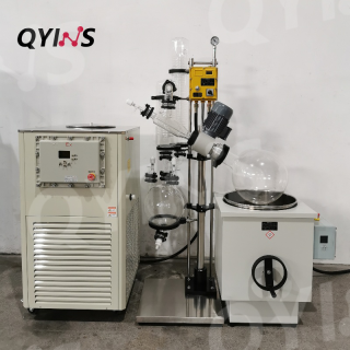 蒸發(fā)溶劑雙冷凝防爆手動(dòng)旋轉(zhuǎn)蒸發(fā)儀20L、50L、100L