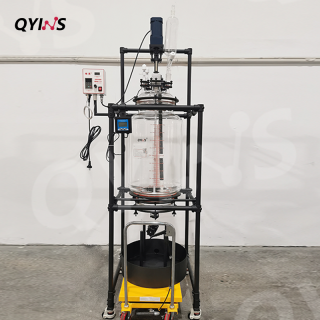 特氟龍框架防腐蝕100L單層玻璃過濾反應(yīng)釜