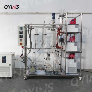 玻璃分子蒸餾設(shè)備 定制4收集瓶 100D